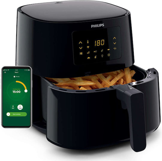 Philips HD9280/70 Air Fryer with Wi-Fi 6.2lt Black