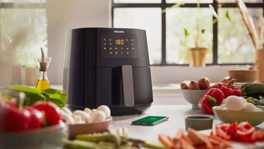 Philips HD9280/70 Air Fryer with Wi-Fi 6.2lt Black