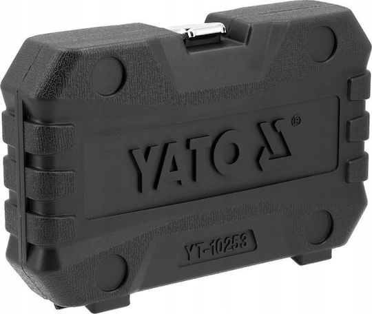 Yato Καρυδάκια Αέρος με Καρέ Υποδοχής 1/2" Σετ 15τμχ