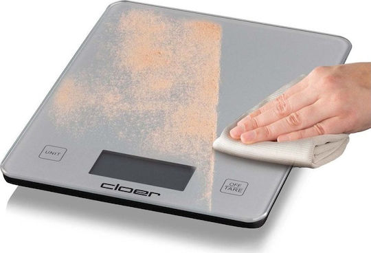 Cloer 6878 Digital Kitchen Scale Up To 10kg Silver