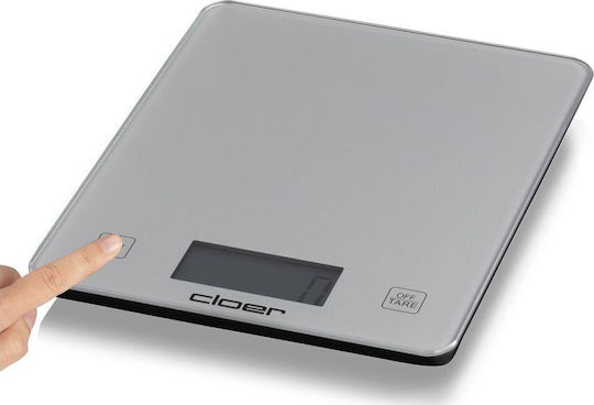 Cloer 6878 Digital Kitchen Scale Up To 10kg Silver