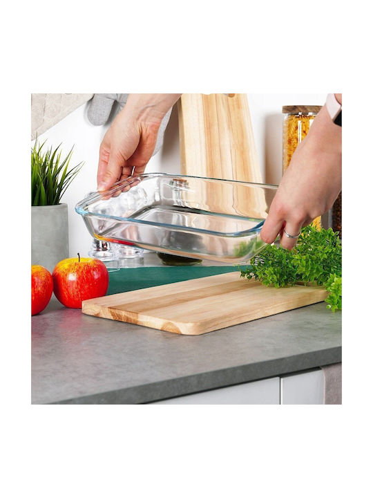 Simax Rechteckig Feuerfestes Geschirr Glas 1600ml 1Stück