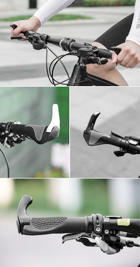 Rockbros Bt1007b Bicycle Grips Rubber Black