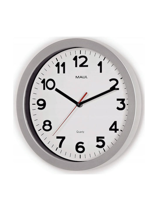 Maul Maul Wall Clock Plastic White Ø30cm