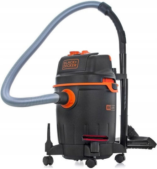 Black & Decker Σκούπα Υγρών / Στερεών 1200W με Πλαστικό Κάδο 20lt
