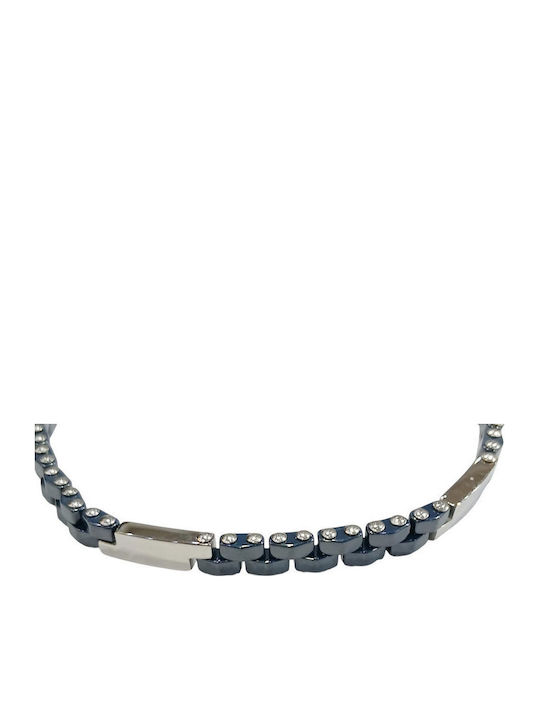 Visetti Ανδρικό Βραχιόλι από Ατσάλι 23cm