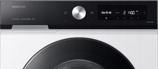 Samsung Washing Machine 9kg with Steam Technology 1400 Rounds Ecobubble WW90DB7U94GEU4