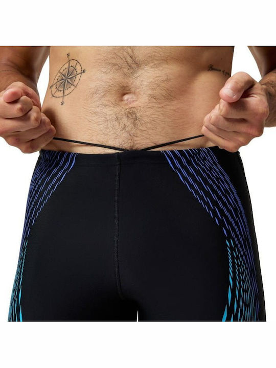 Speedo Logo Ανδρικό Αγωνιστικό Jammer Μαγιό Κολύμβησης Μπλε