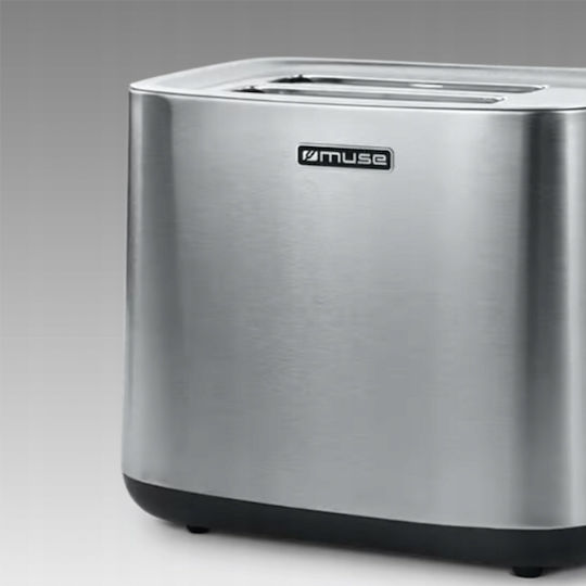 Muse Prăjitor de pâine 2 sloturi 1000W Inox