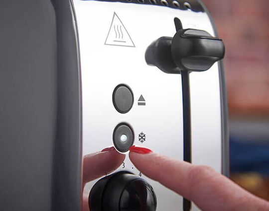 Russell Hobbs Colours Plus Φρυγανιέρα 2 Θέσεων 1600W Γκρι