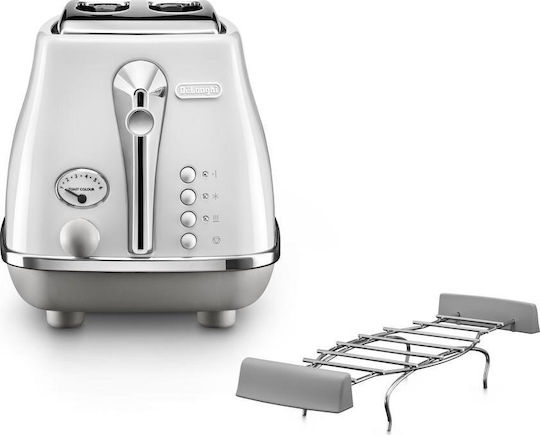 De'Longhi Icona Capitals Тостер Двуместна 900W Сив