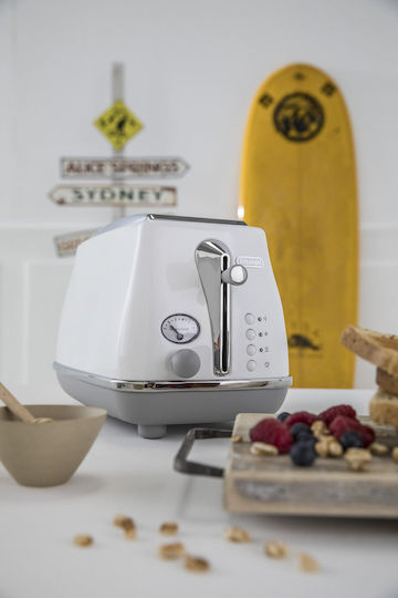 De'Longhi Icona Capitals Тостер Двуместна 900W Сив
