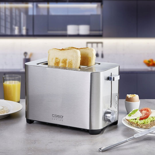 Caso Classico T2 Toaster 2 Slots 850W Inox