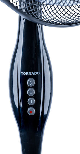 Tornado Вентилатор Стоящ Вентилатор 16W Черен