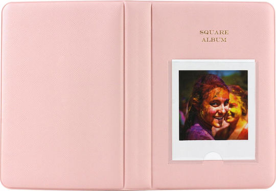 Fujifilm Instax Square Sq1 Sq6 Sq10 Sq20 64 Photo Album Pink