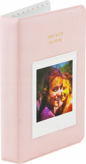 Fujifilm Instax Square Sq1 Sq6 Sq10 Sq20 64 Photo Album Pink