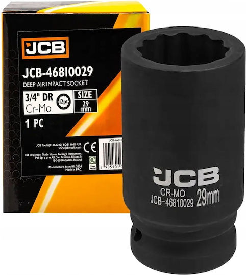 JCB Nuss mit Vierkant-Antrieb 3/4" Durchmesser 3/4" / 29 1Stück