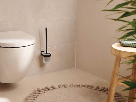 Tesa Metallisch Badezimmer Toilettenbürste Schwarz
