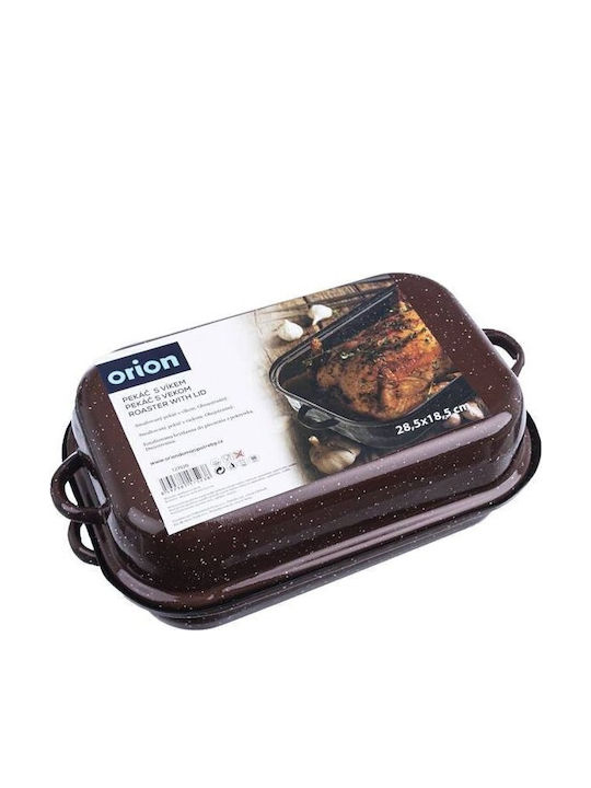 Orion Tăvi de copt Rectangular cu Capac Aluminiu