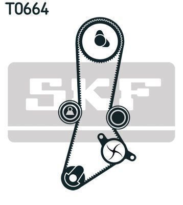 Water Pump Set + Timing Belt Skf Vkmc 95660-1