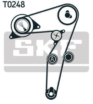 Skf Vkmc 02195-2 Water Pump Timing Belt Set