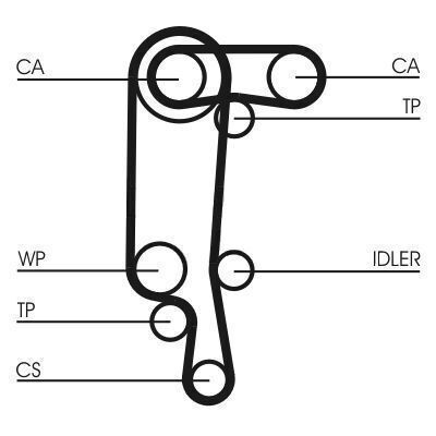 Continental Ctam Ct957 Timing Belt Set
