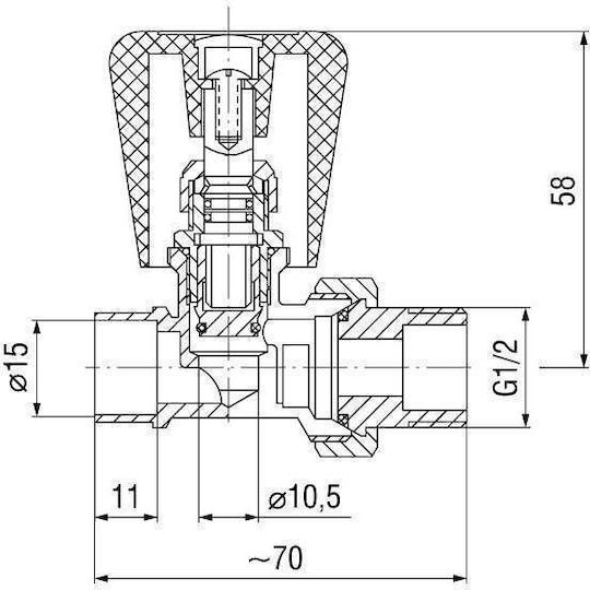 Ferro Thermostat for Radiator Body