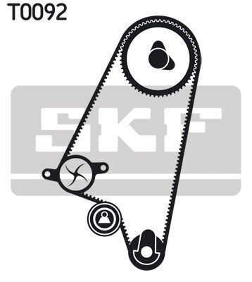 Skf Timing Belt Kit Vkma 05121