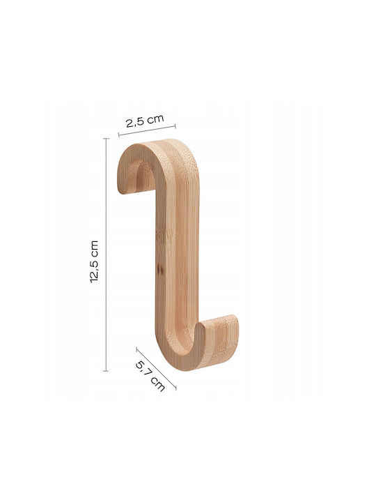 Gedy Single Wall-Mounted Bathroom Hook Silver