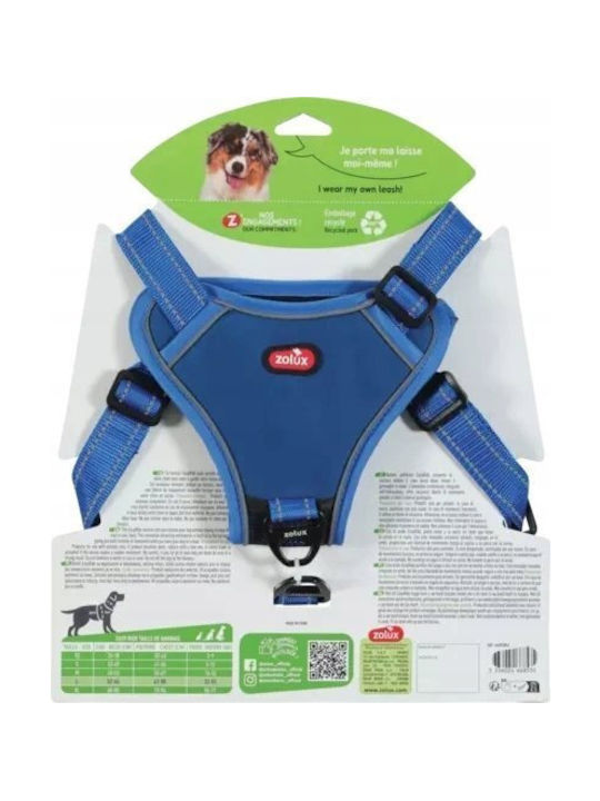 Zolux Easyride L Blue Harness Automatic Leash Zolux Easyride L Blue Harness Automatic Leash