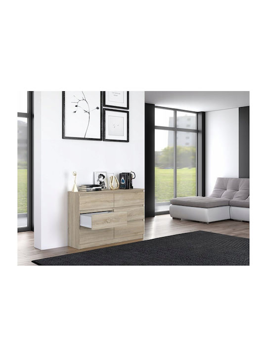 Συρταριέρα Креватокамарас Дървена M6 с 6 чекмеджета Sonoma Oak 70x40x77бр