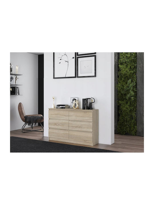 Συρταριέρα Креватокамарас Дървена M6 с 6 чекмеджета Sonoma Oak 70x40x77бр