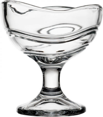Stalgast Acapulco Boluri De Servire Înghețată Rotund Din Sticlă Transparent Cu Diametru 11.6cm 6 Bucăți