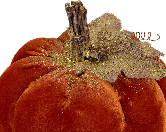 Decorative Pumpkin Φ19x18 A-s Orange Φ19x18