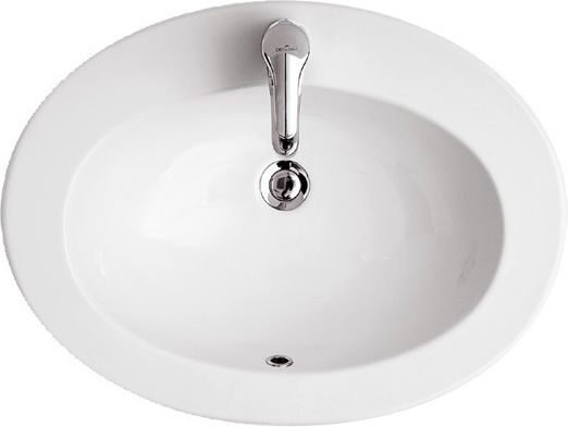 Cersanit Aufgesetztes Waschbecken Keramik 63x48cm White