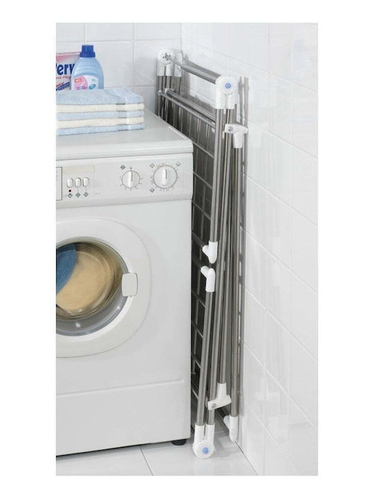Wenko Folding Floor Clothes Drying Rack Made of Stainless Steel with Hanging Length 13m