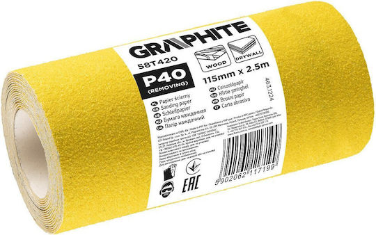Graphite Schleifrolle K40