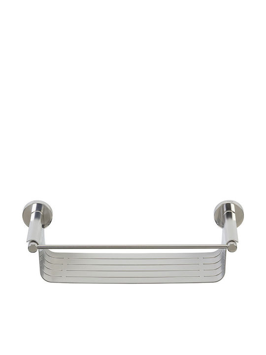 TIGER Wall Mounted Bathroom Shelf Metallic Gray
