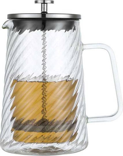 Klausberg Filterkaffeemaschine Handbetrieb Rostfreier Stahl Silber 1lt
