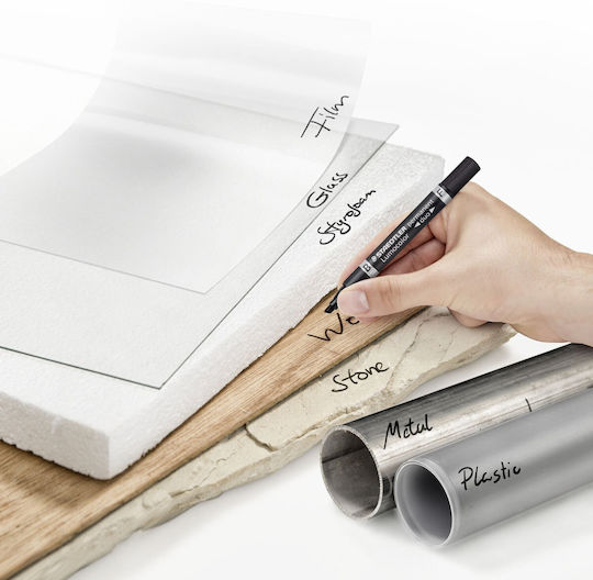 Staedtler Double-point Marker Lumocolor Permanent Bk Retail