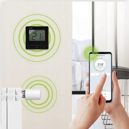 Engo Electronic Thermostatic Radiator Valve with Wi-Fi for Radiator Body 6pcs