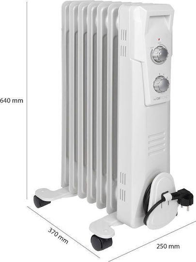 Clatronic RA 3735 Καλοριφέρ Λαδιού με 7 Φέτες 1500W