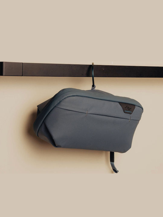 Travel Line Peak Design Wash Pouch Small Ocean Cosmetic Bag Blue