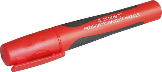 Marker Pentru Consiliul De Administrație Q-connect Q-connect Premium Mâner Din Cauciuc Rotund Linie Roșie 2-3mm