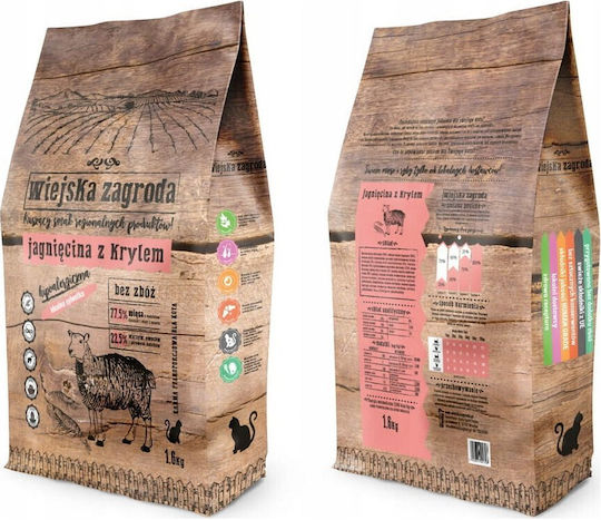 Wiejska Zagroda 1.6kg Trockenfutter für Hunde mit Lamm