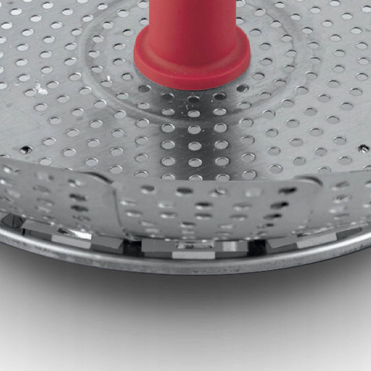 Coș pliabil pentru aburi din oțel inoxidabil Lamart 22cm Vapor Gri Lt7065