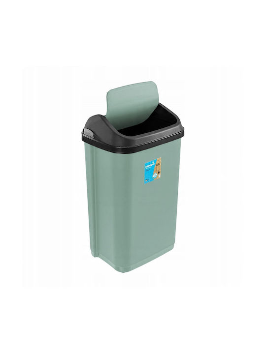 Aptel Coș de Gunoi Plastic Verde 10lt 1buc