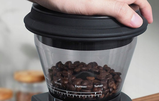 Hibrew Electric Coffee Grinder 220W for Beans Brown