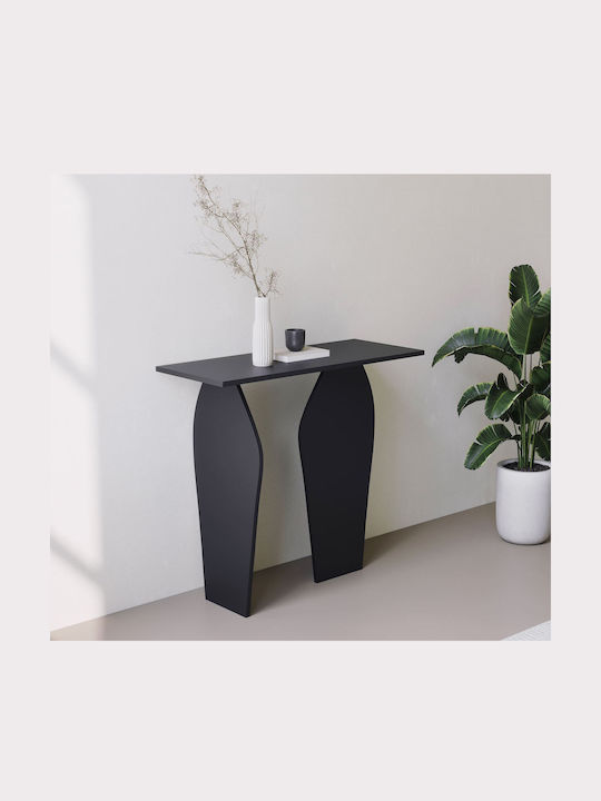 Arya Wooden Console Table Black L100xW40xH90cm