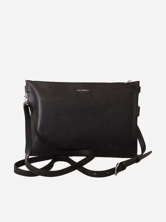 Кожена Дамска Чанта за Рамо Black / Brown